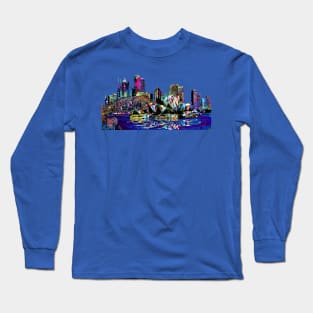 Sydney, Australia in graffiti Long Sleeve T-Shirt